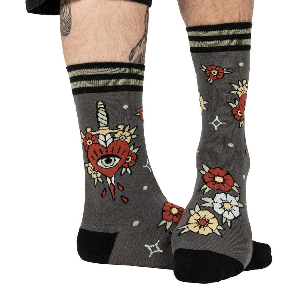 Love Hurts Crew Socks - ResirWrecked Costumes