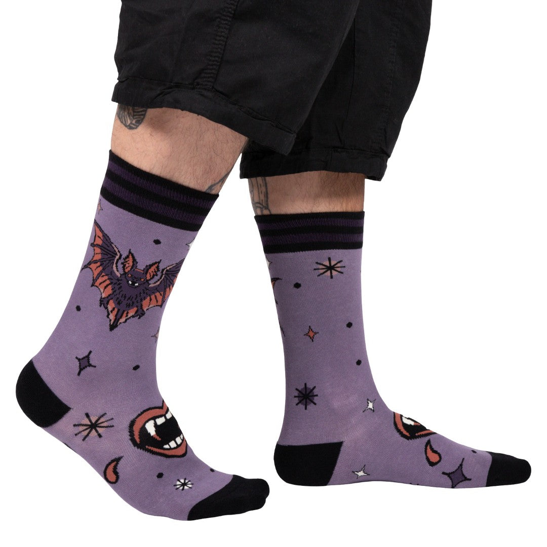 Bite Club crew socks.