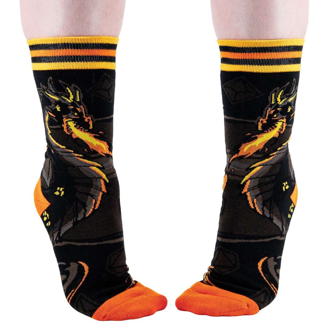 Dragon's Flame Crew Socks - ResirWrecked Costumes