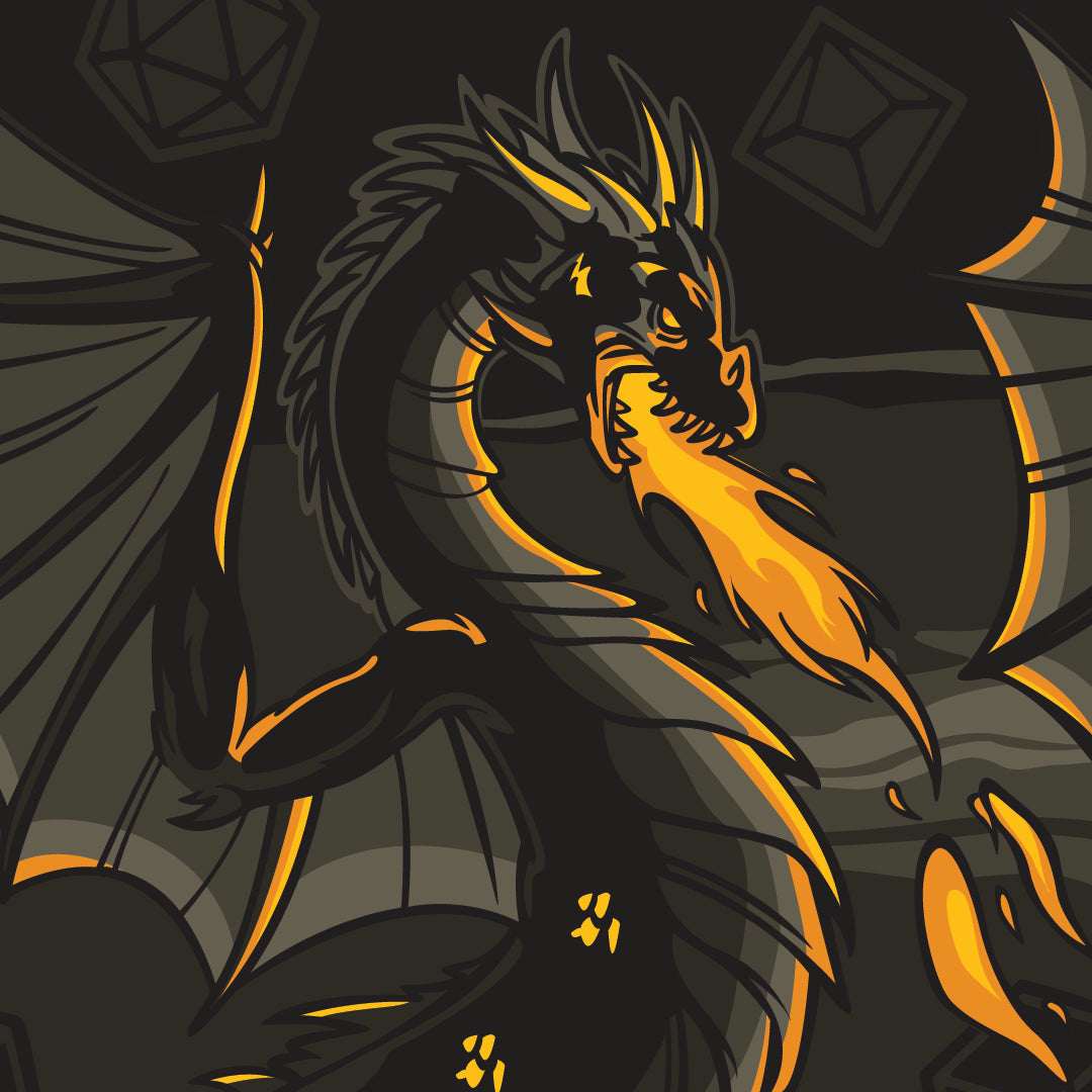 Dragon's Flame Crew Socks - ResirWrecked Costumes