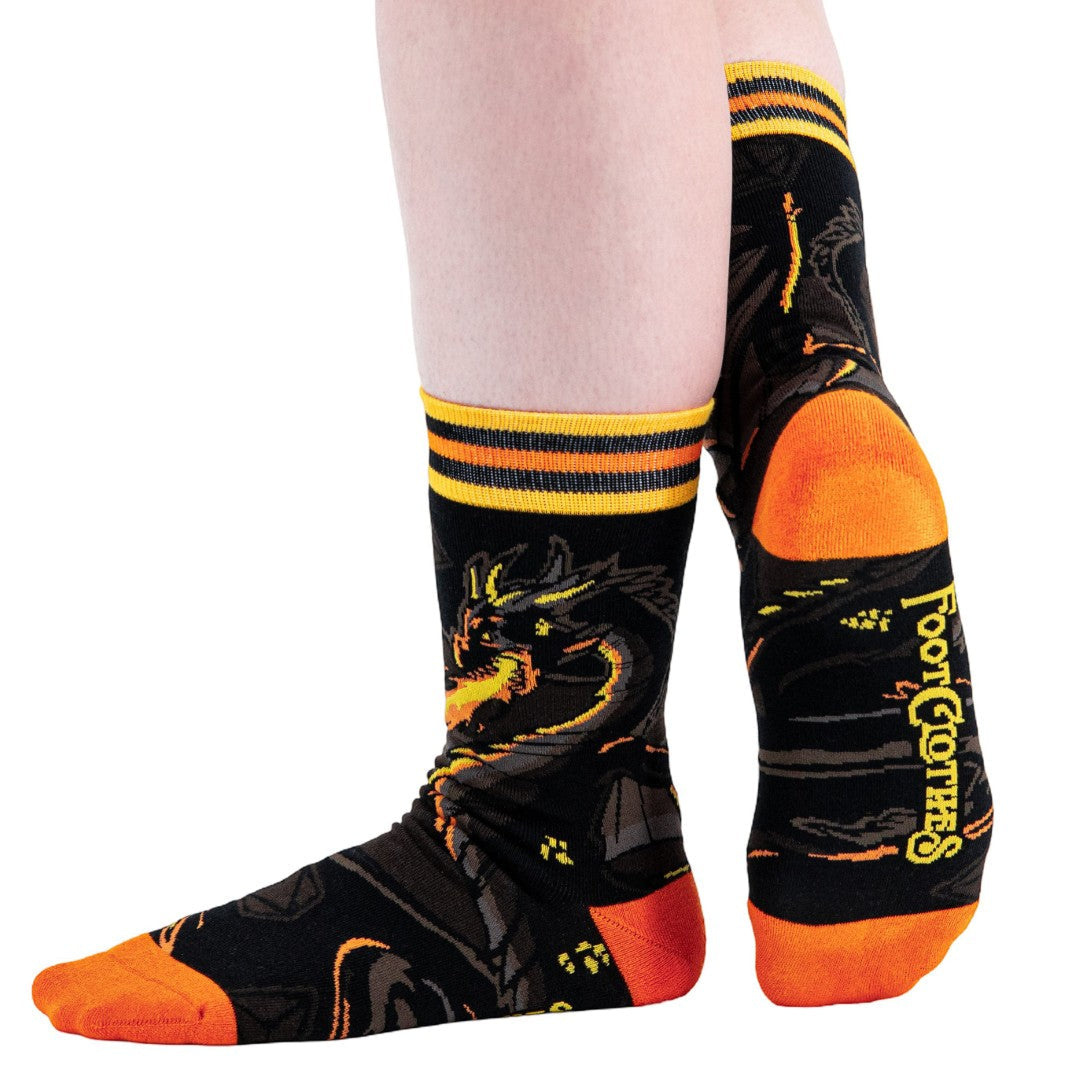 Dragon's Flame Crew Socks - ResirWrecked Costumes