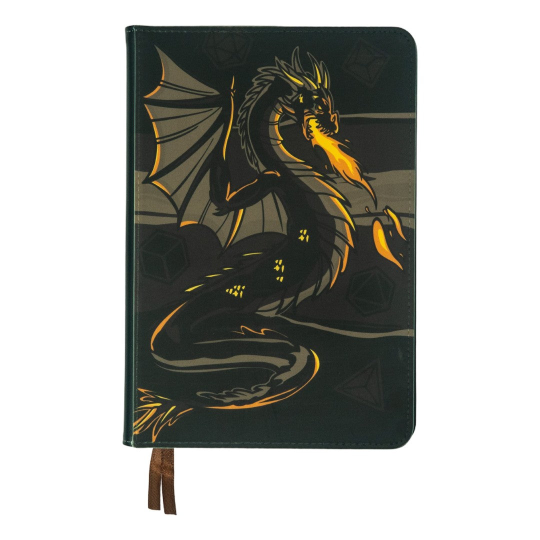 Dragon's Flame reusable-cover journal.