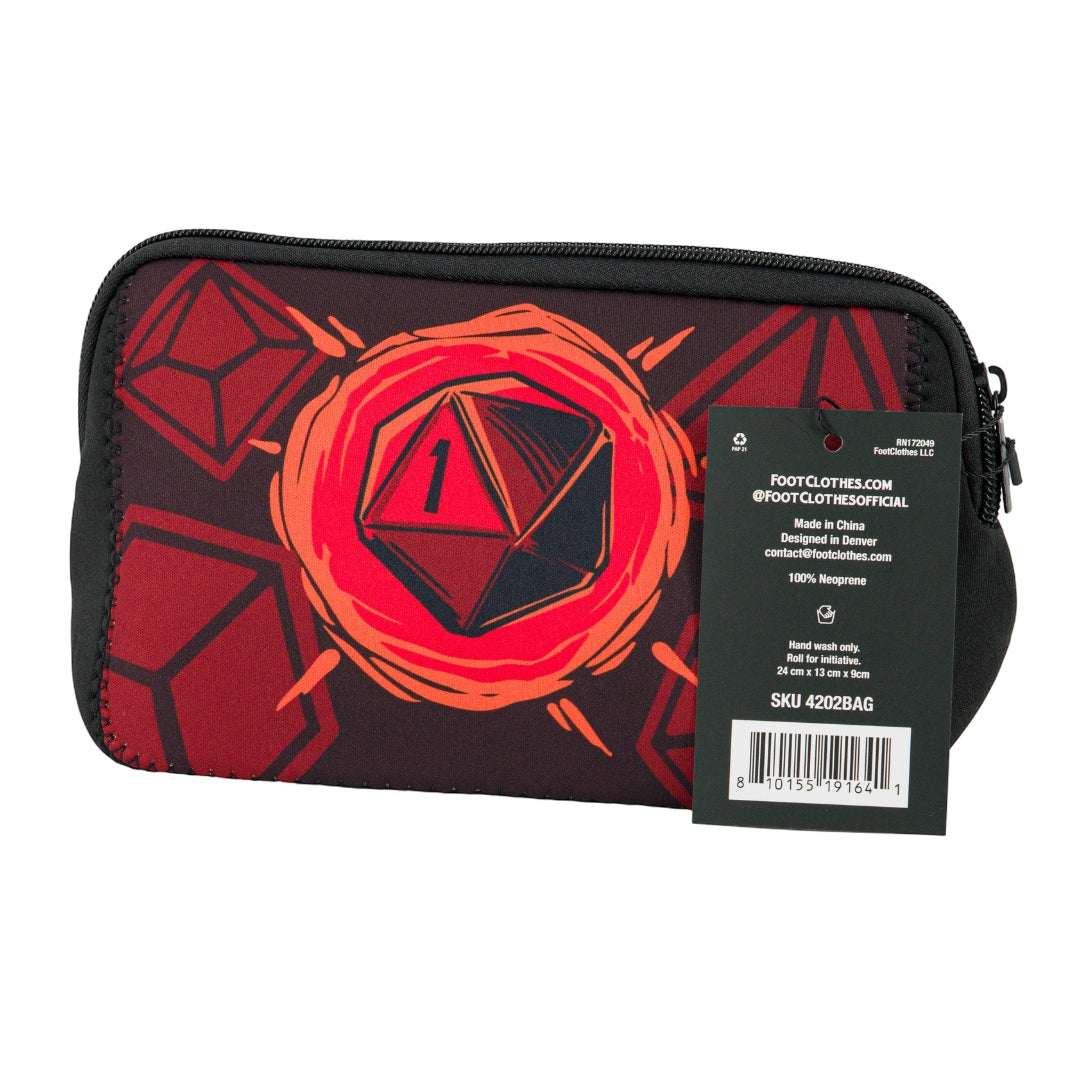 LIMITED Dice of Destiny Neoprene Zip Pouch - ResirWrecked Costumes