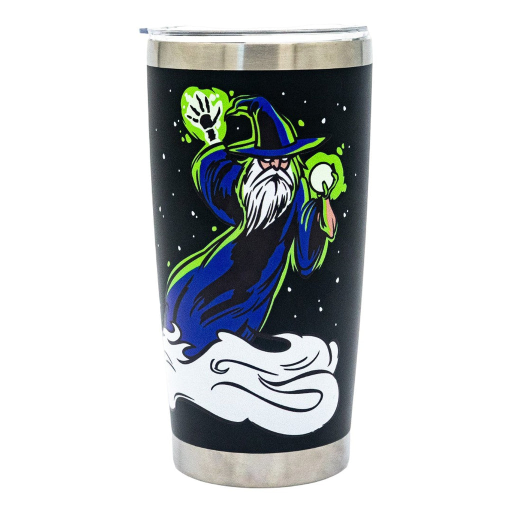 Wicked Wizardry travel tumbler.