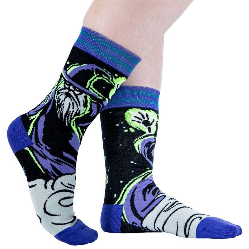 Wicked Wizardry crew socks.