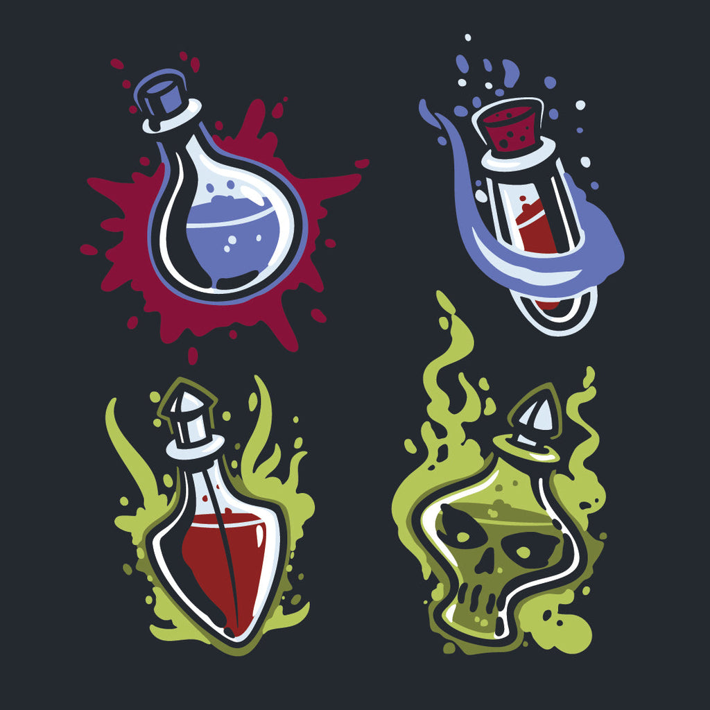 Vile Vials Crew Socks - ResirWrecked Costumes