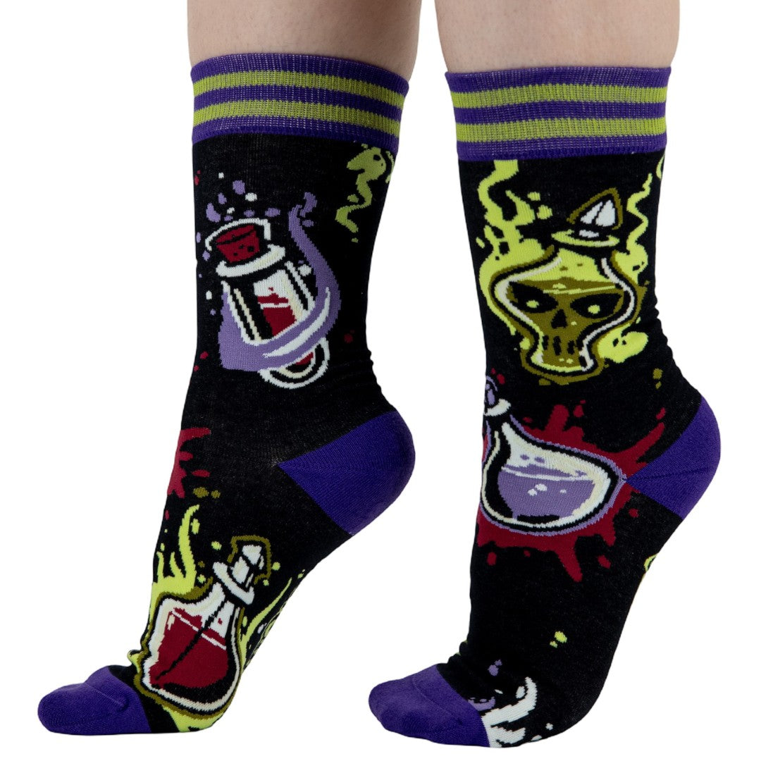 Vile Vials crew socks.