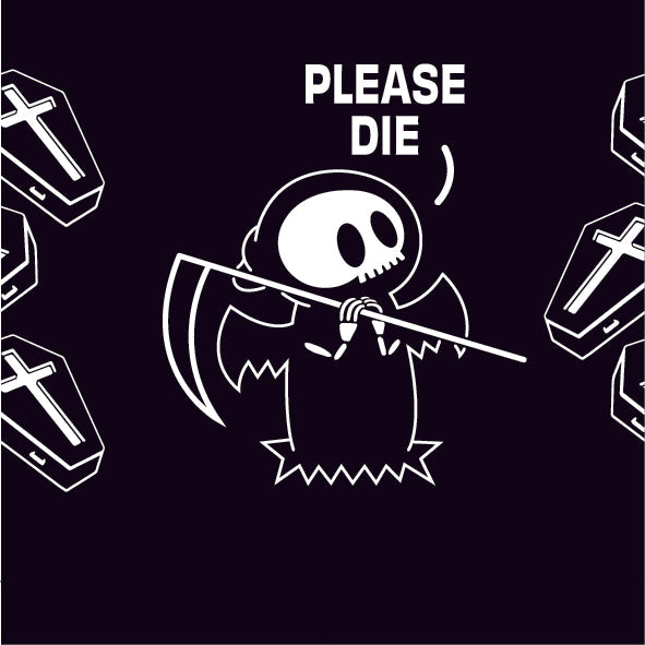 Please Die Crew Socks - ResirWrecked Costumes