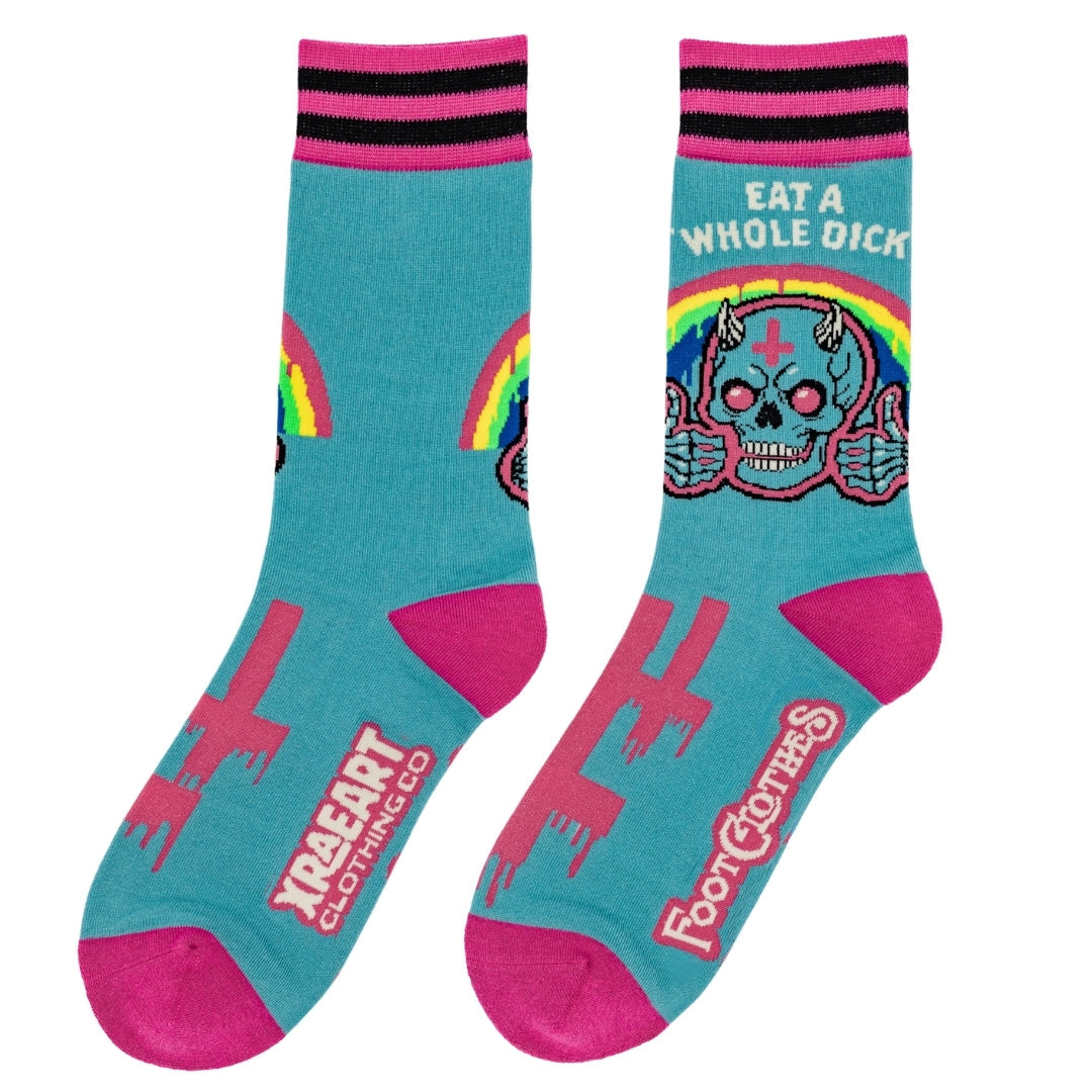 Friendly Advice Crew Socks - ResirWrecked Costumes