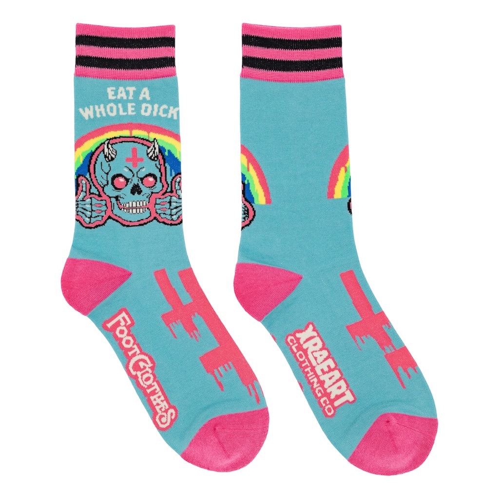 Friendly Advice Crew Socks - ResirWrecked Costumes