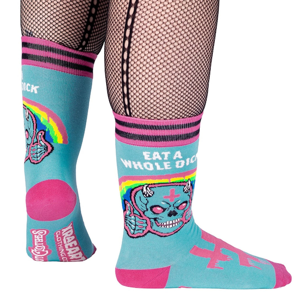 Friendly Advice Crew Socks - ResirWrecked Costumes