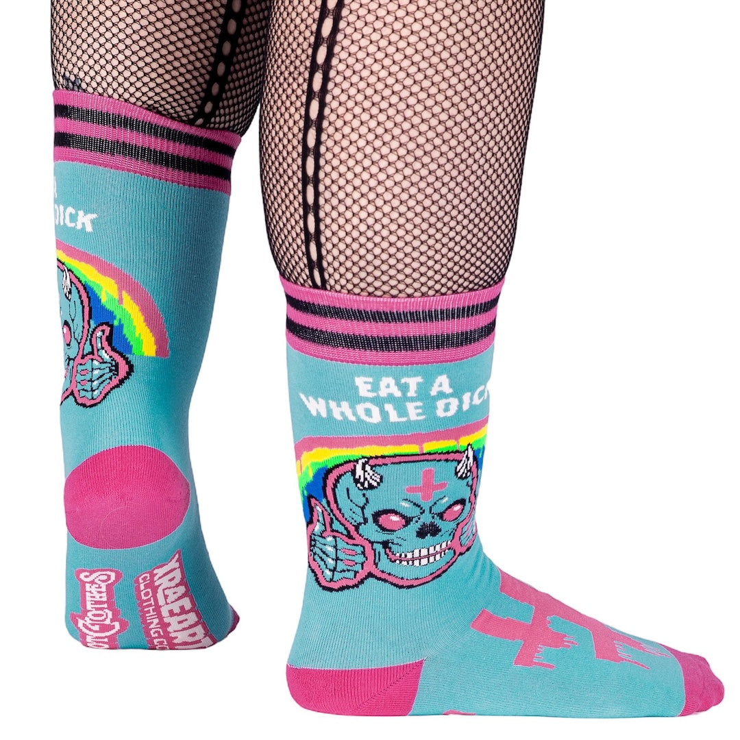 Friendly Advice Crew Socks - ResirWrecked Costumes