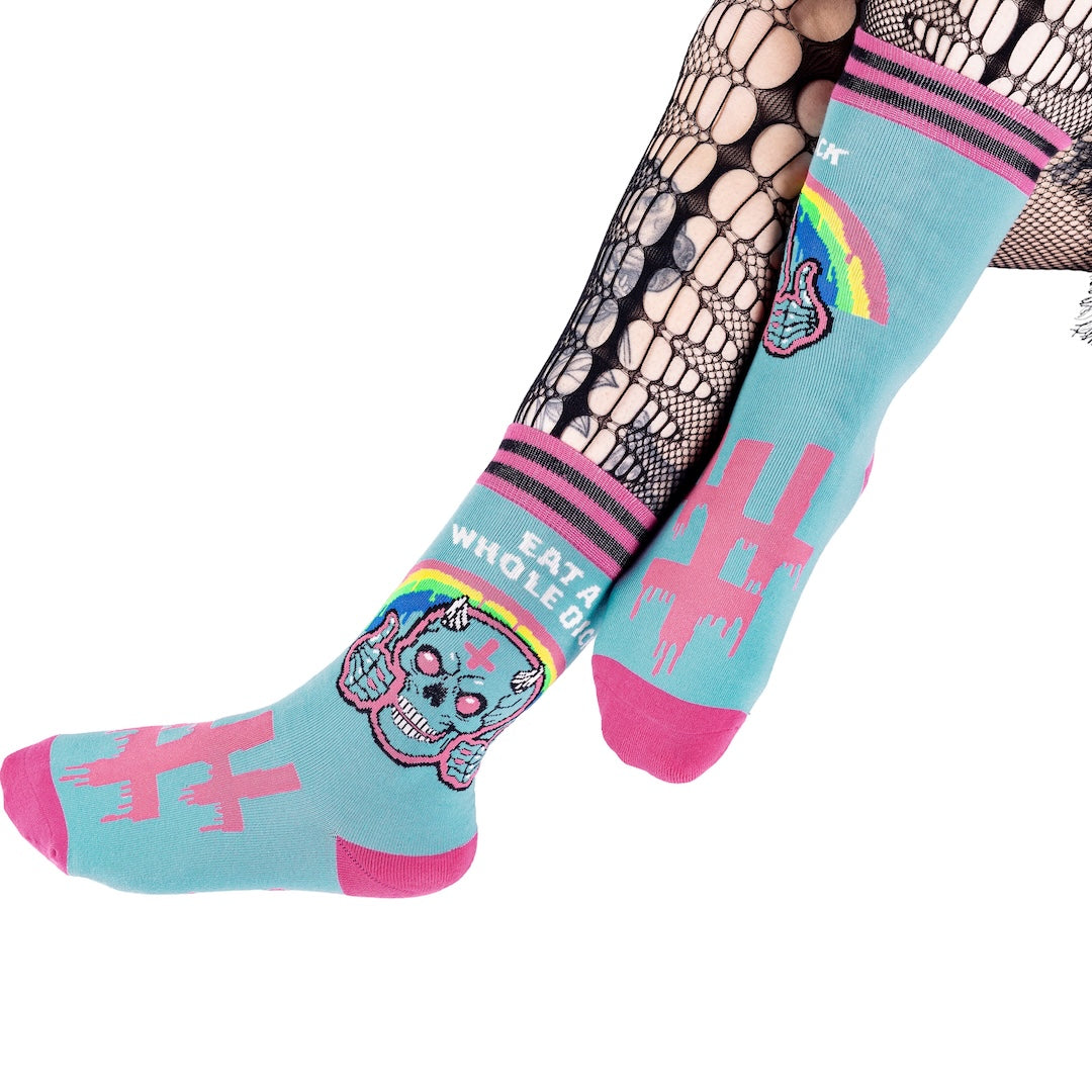 Friendly Advice Crew Socks - ResirWrecked Costumes