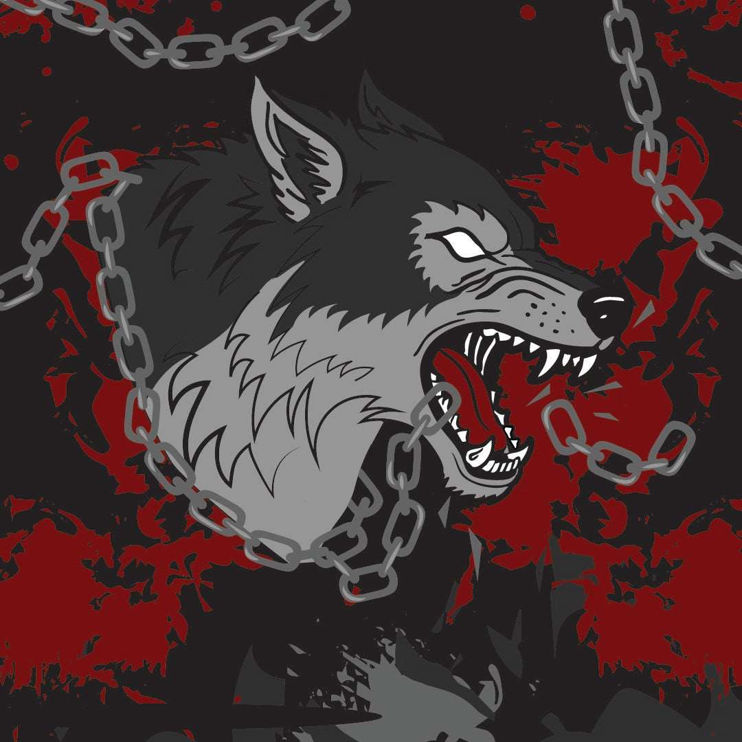 Big Mad Wolf Crew Socks