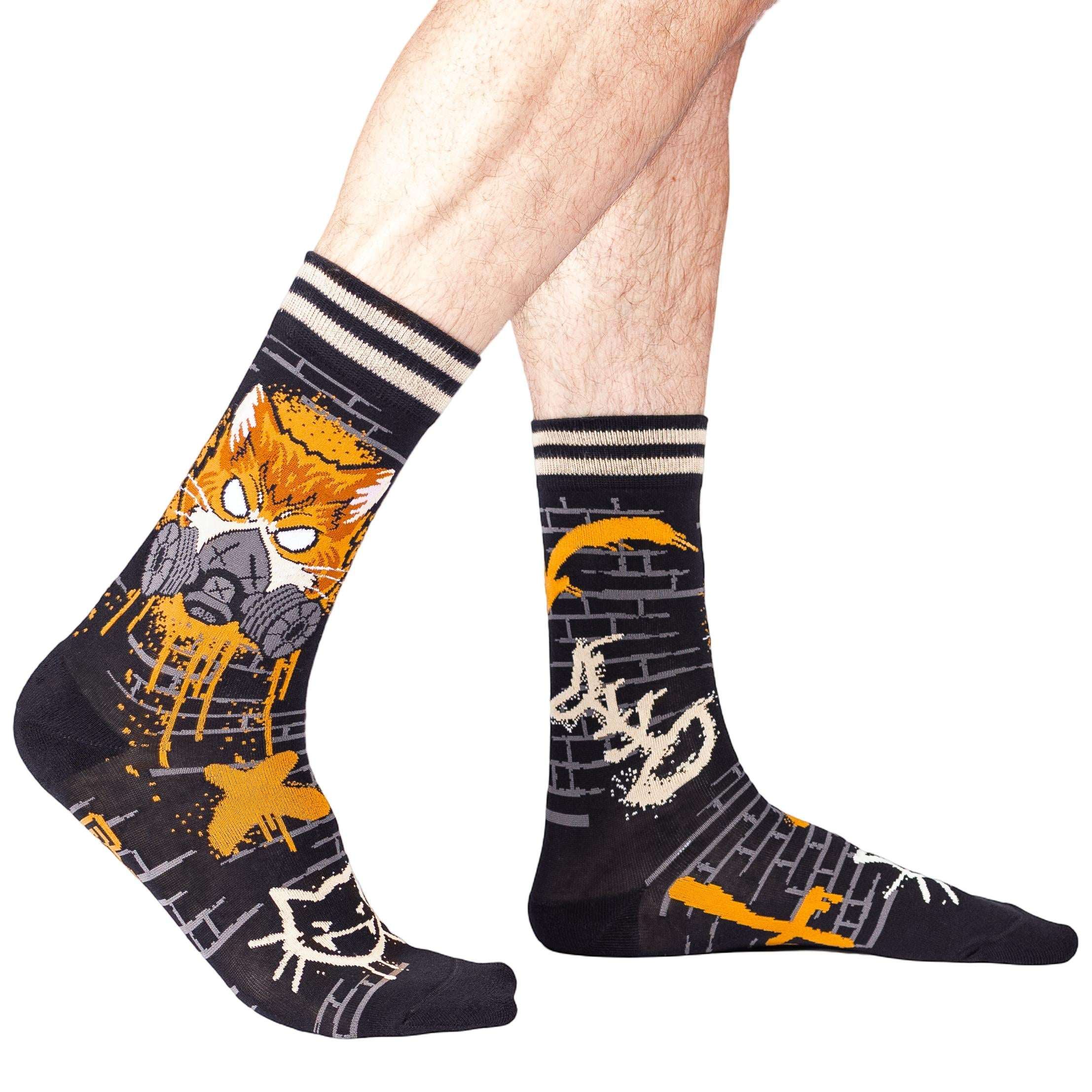 Claw and Disorder crew socks.