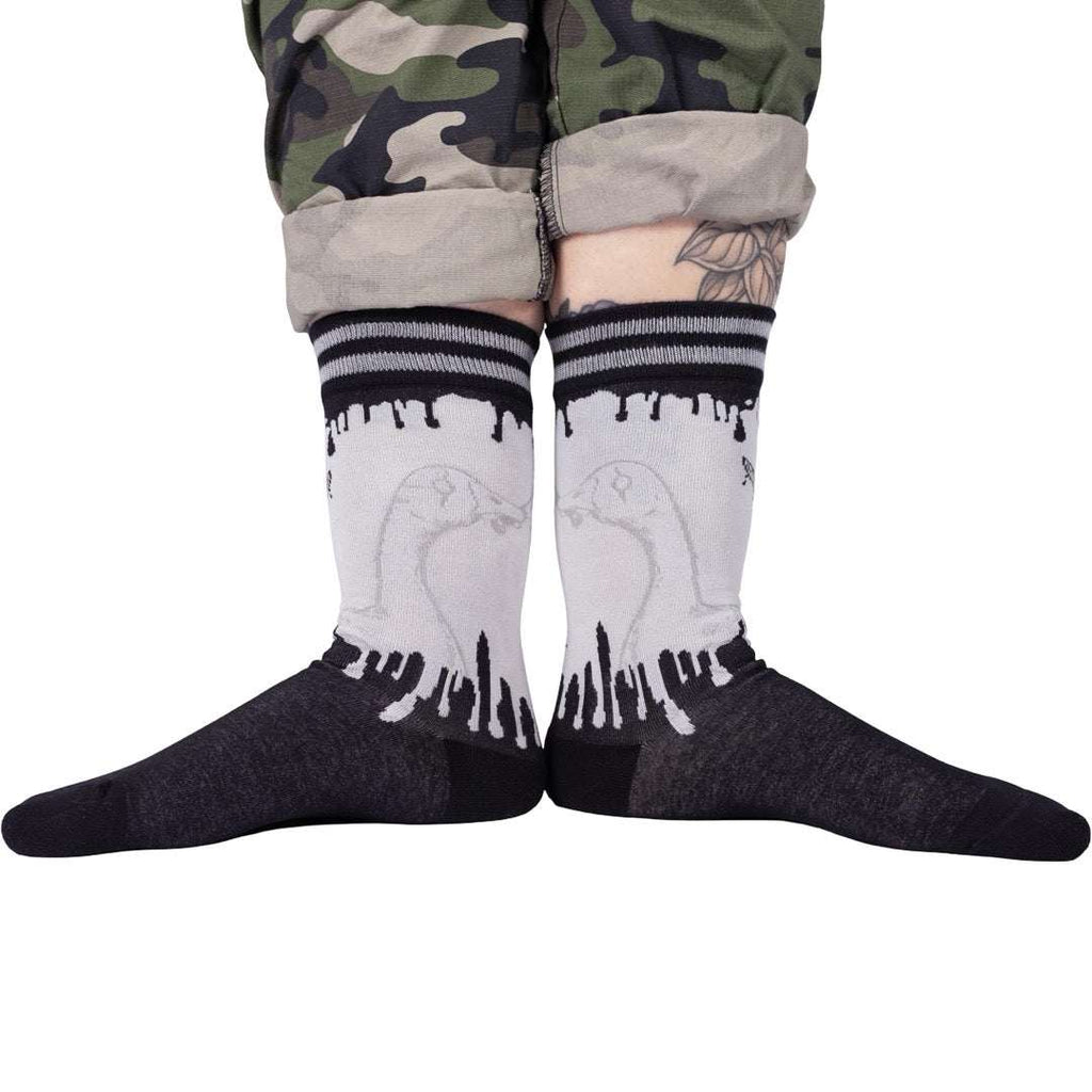 Not-So-Silly Goose Crew Socks