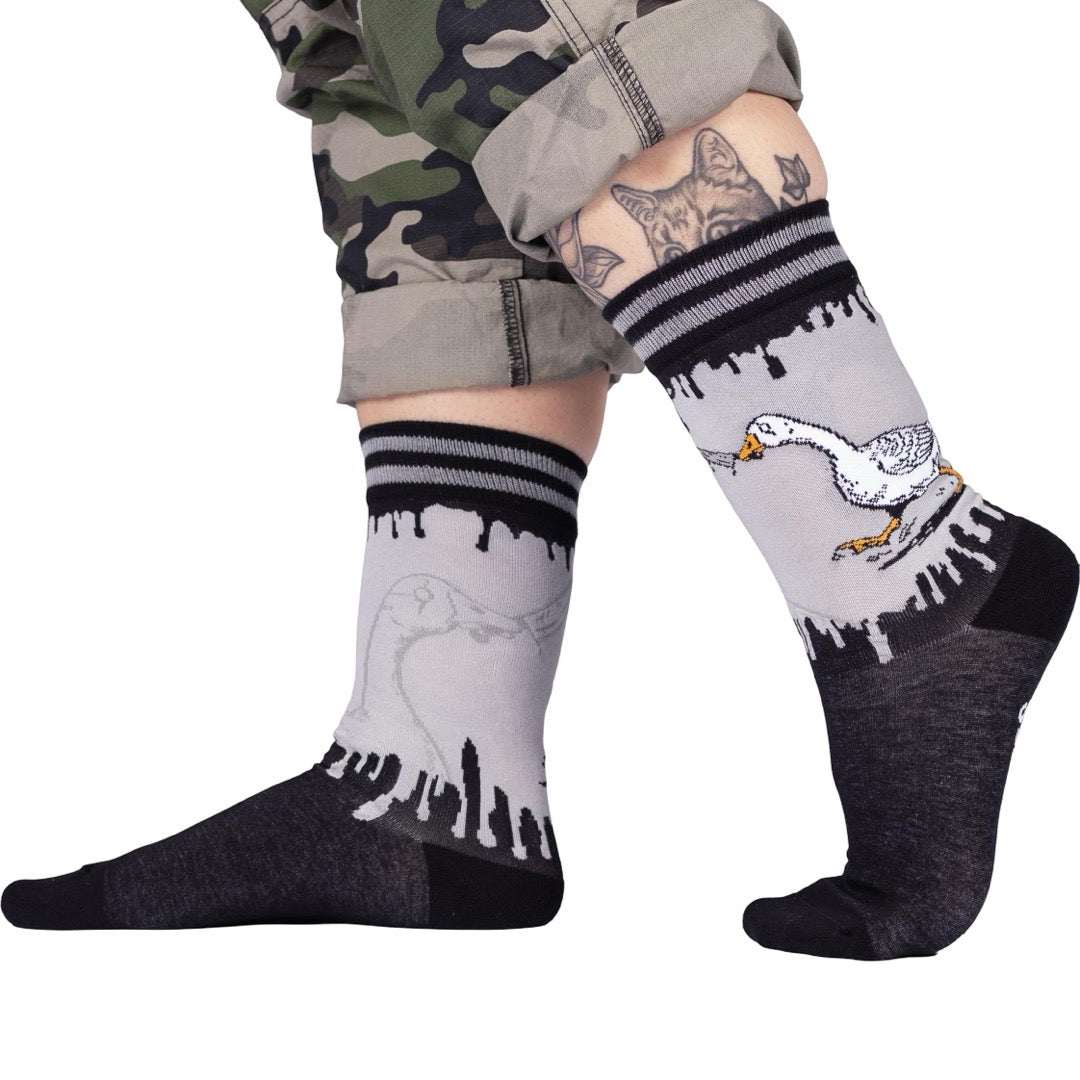 Not-So-Silly Goose Crew Socks