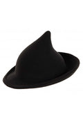 Black modern witch hat.