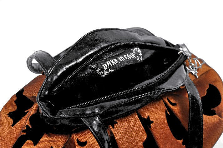 Copper-Orange Bat Mini Purse