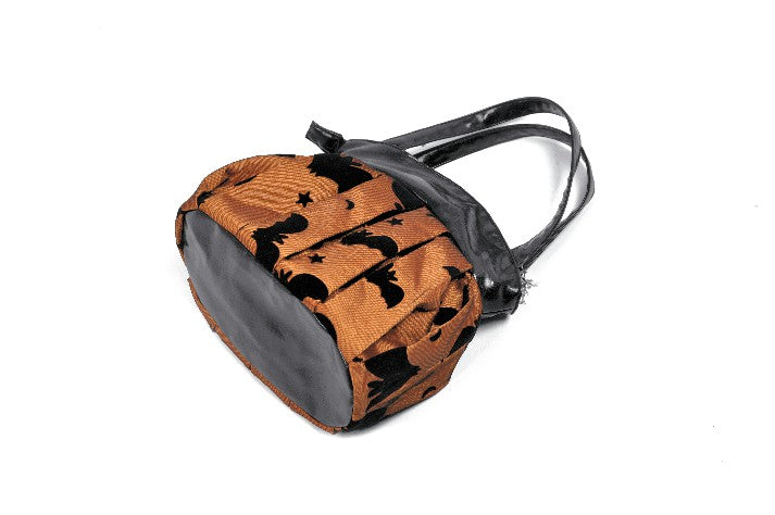 Copper-Orange Bat Mini Purse