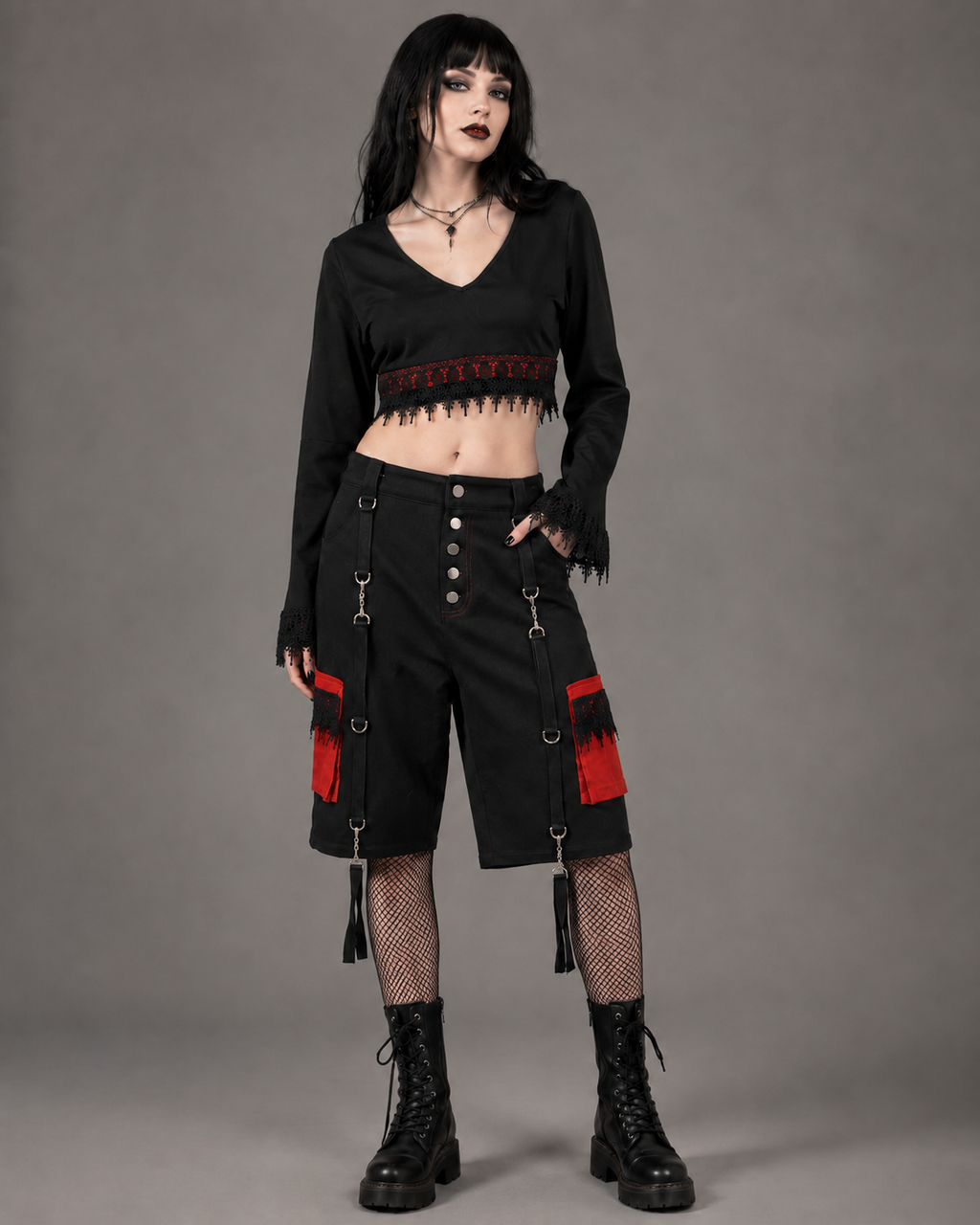 Cathedral Lace Crop Top
