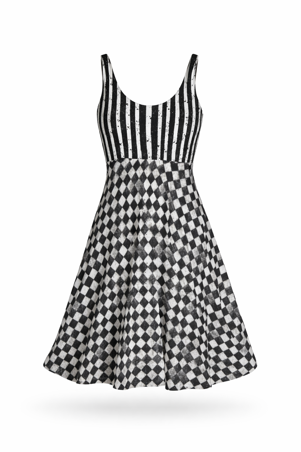 Dirty Diamonds fit-and-flare dress.