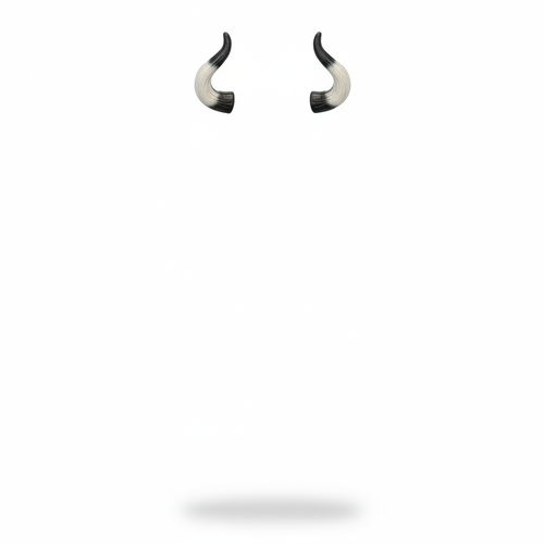 Adult bull costume horns.