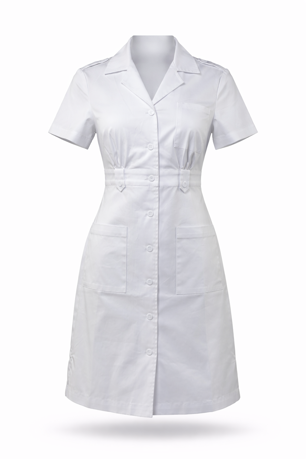 White Demented Nurse Asylum Edition dress.