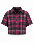 On Wednesdays We Wear Spiders Cropped Shirt