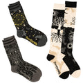 Three-design occult sock pack.