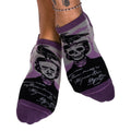 The Raven Poe ankle socks.