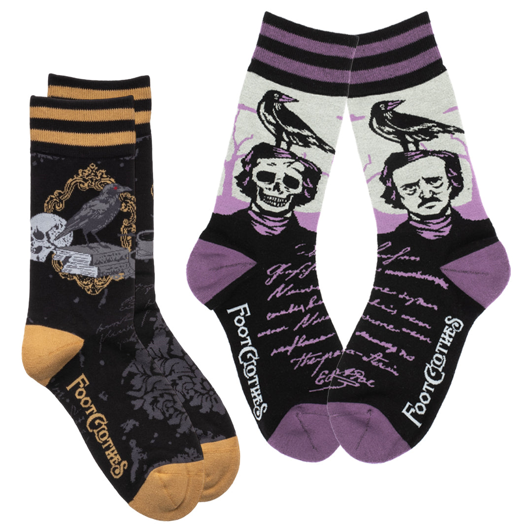 Two-design Raven sock pack.