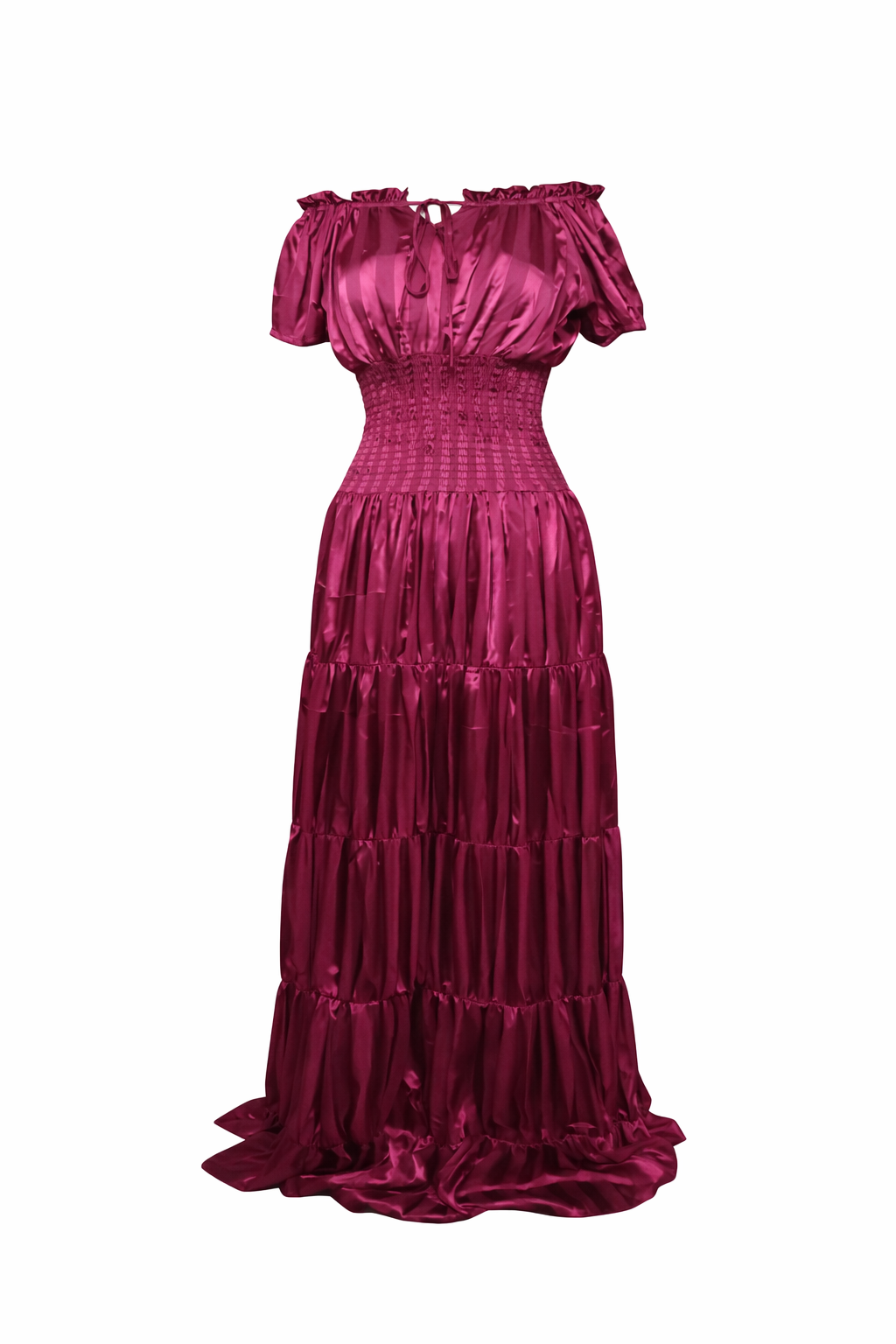 Pirate Princess Dress Purple – Gothic Dress with Removable Sleeves, off-shoulder gown in rich purple.