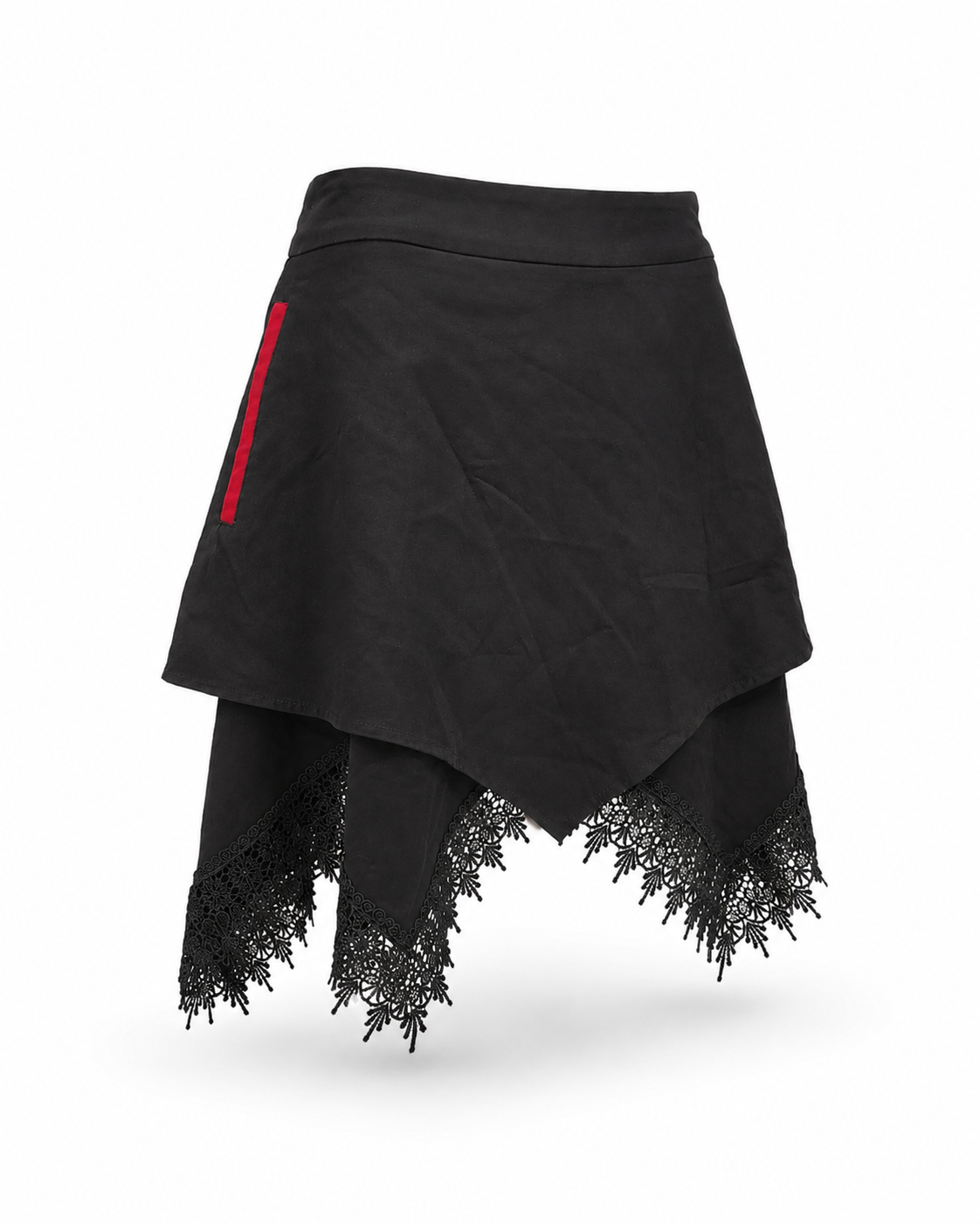 Gothic Cathedral Lace Handkerchief Hem Skirt