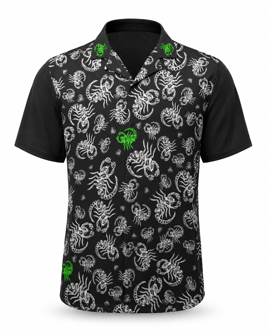 Scorpions Attack aloha shirt.