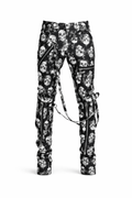 Tripp NYC skull bondage jeans.