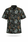 Creeptoons Cryptid Cabana artist-series button-up shirt.