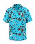 Flasher Tattoo Camp Shirt by Skelly Shirts on a ghost mannequin
