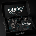 Skelly-of-the-Month Club subscription graphic.