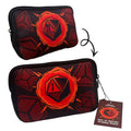 Dice of Destiny neoprene zip pouch.