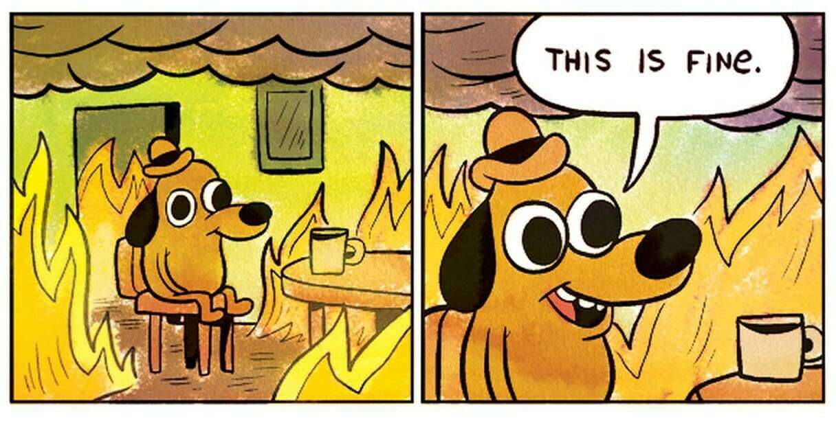 This is Fine: Black Coffee Edition Ankle Socks - ResirWrecked Costumes