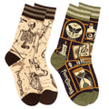 Two-design Victorian Science crew sock pack.