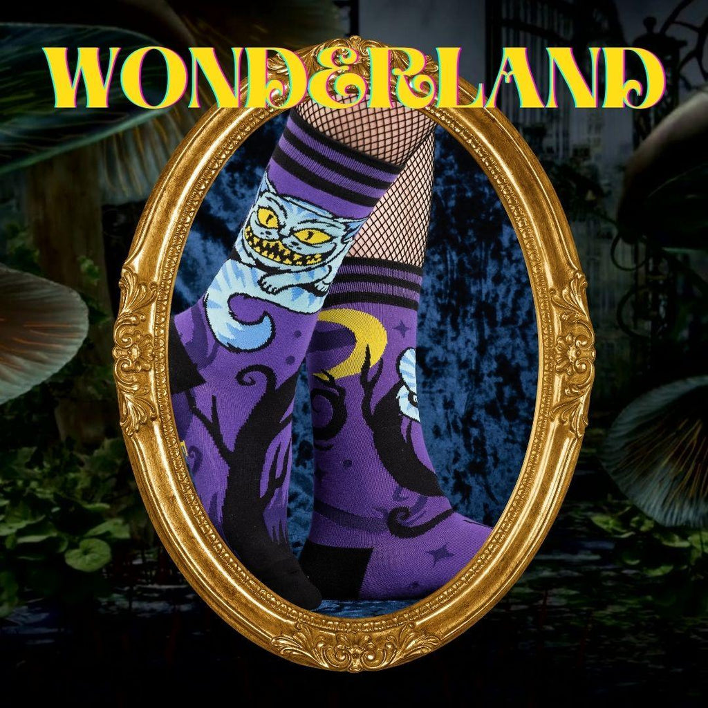 Cheshire Cat Crew Socks - ResirWrecked Costumes