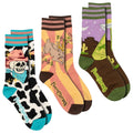 Three-design Y'allternative Gay Cowboy crew sock pack.