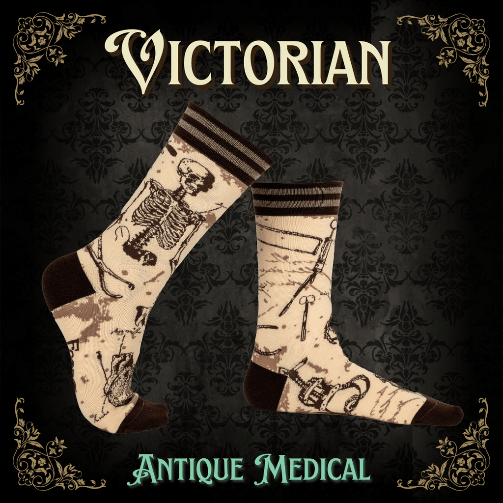 Antique Medical Crew Socks - ResirWrecked Costumes