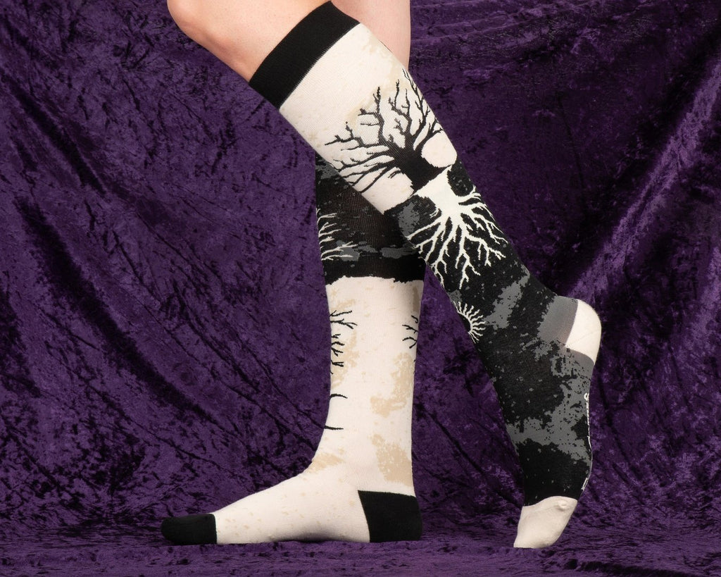 As Above So Below Tree Knee High Socks - ResirWrecked Costumes