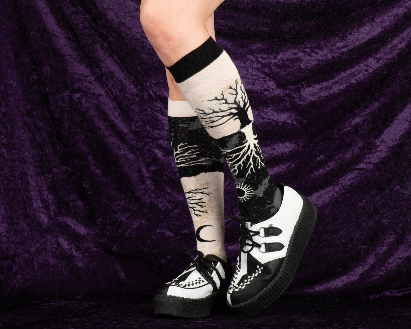 As Above So Below Tree Knee High Socks - ResirWrecked Costumes