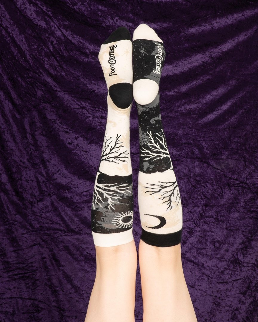 As Above So Below Tree Knee High Socks - ResirWrecked Costumes