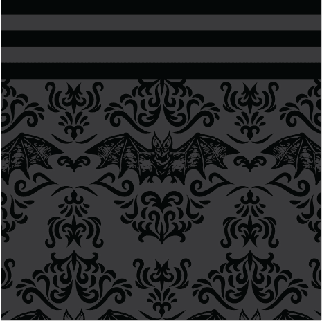 Bat Damask Knee High Socks - ResirWrecked Costumes