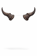 Small beast costume horns.